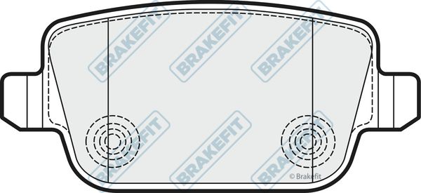 APEC BRAKING Комплект тормозных колодок, дисковый тормоз PD3096